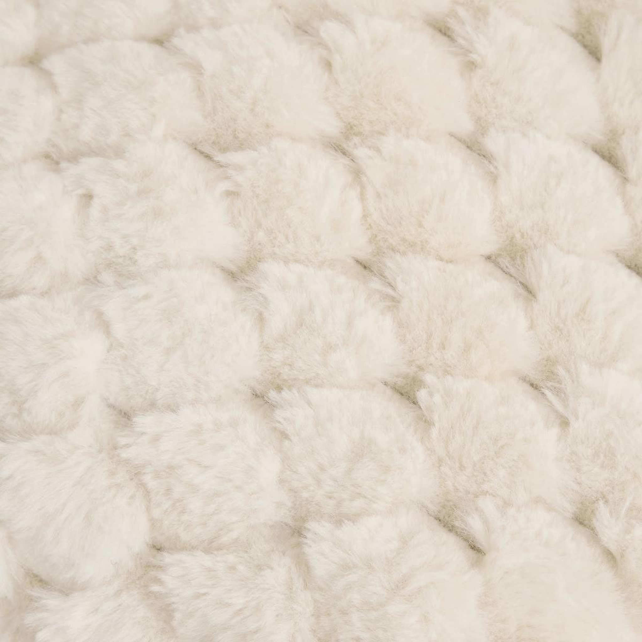 Voir la diapositive 5 : ATMOSPHERA Coussin imitation fourrure  adriel  50x80cm beige