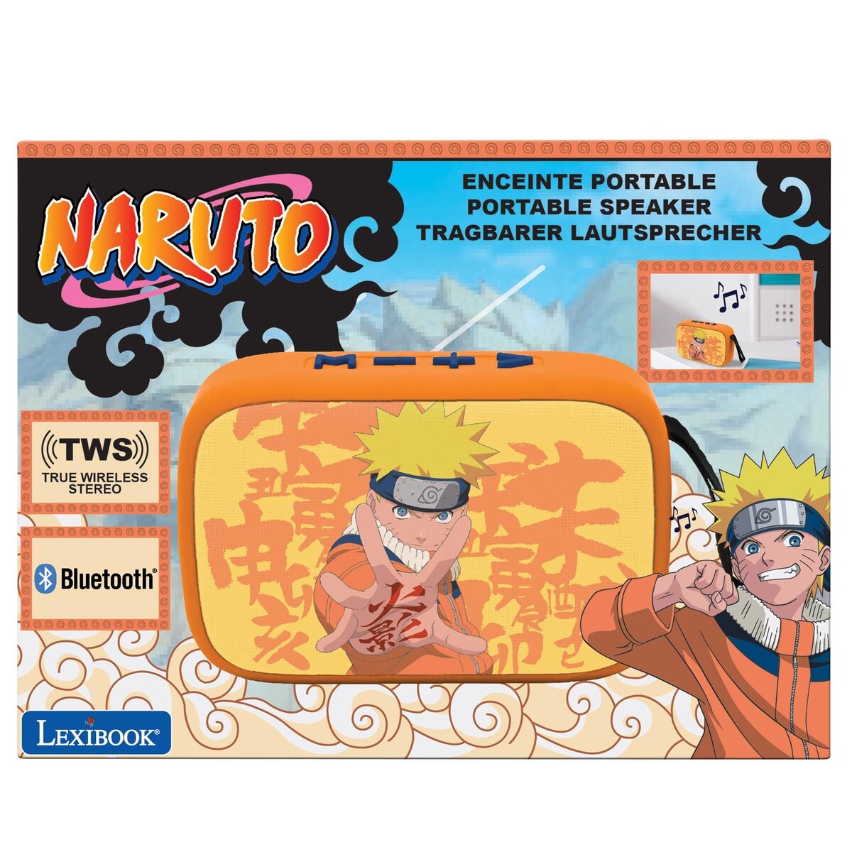 Lexibook Enceinte Bluetooth portable Naruto