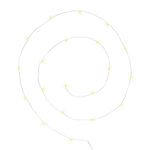 ATMOSPHERA Guirlande Lumineuse  20 Led Blanc Chaud  215cm Chrome