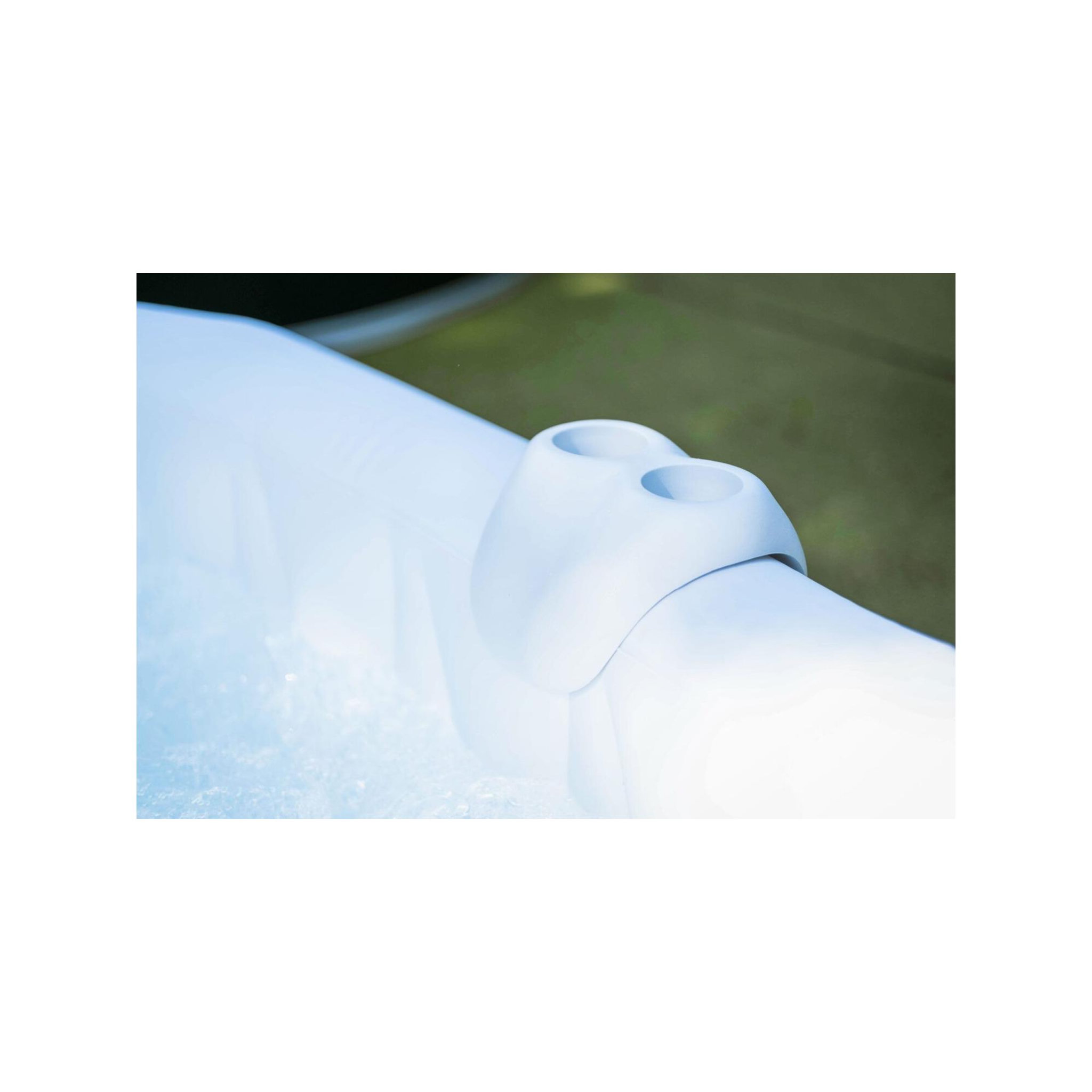 Voir la diapositive 3 : Ospazia Porte gobelet pour spa gonflable -Ospazia - Dimensions : 23 x 23 x 20 cm - Compatible autres marques