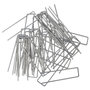 Voir la diapositive 5 :  Lot de 40 Agrafes métalliques galvanisée WERKA PRO  15x4cm
