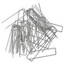 Voir la diapositive 5 :  Lot de 40 Agrafes métalliques galvanisée WERKA PRO  15x4cm
