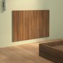 Voir la diapositive 4 : VIDAXL Tete de lit Chene marron 120x1,5x80 cm Bois d'ingenierie