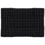 Voir la diapositive 2 : VIDAXL Coussin de palette motif a carreaux noir 120x80x12 cm tissu