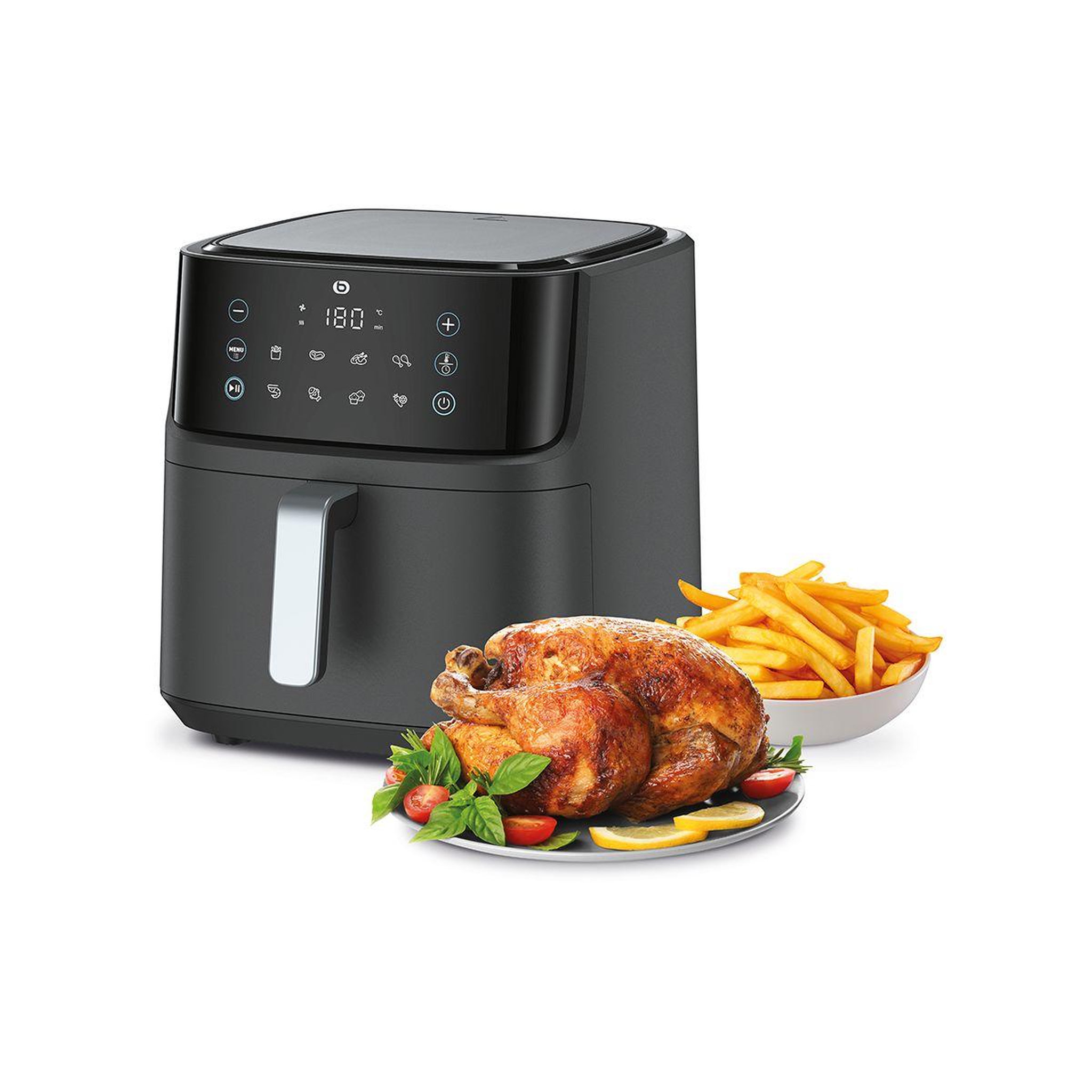ESSENTIEL B Friteuse sans huile eaf4 dual heat 7.6l