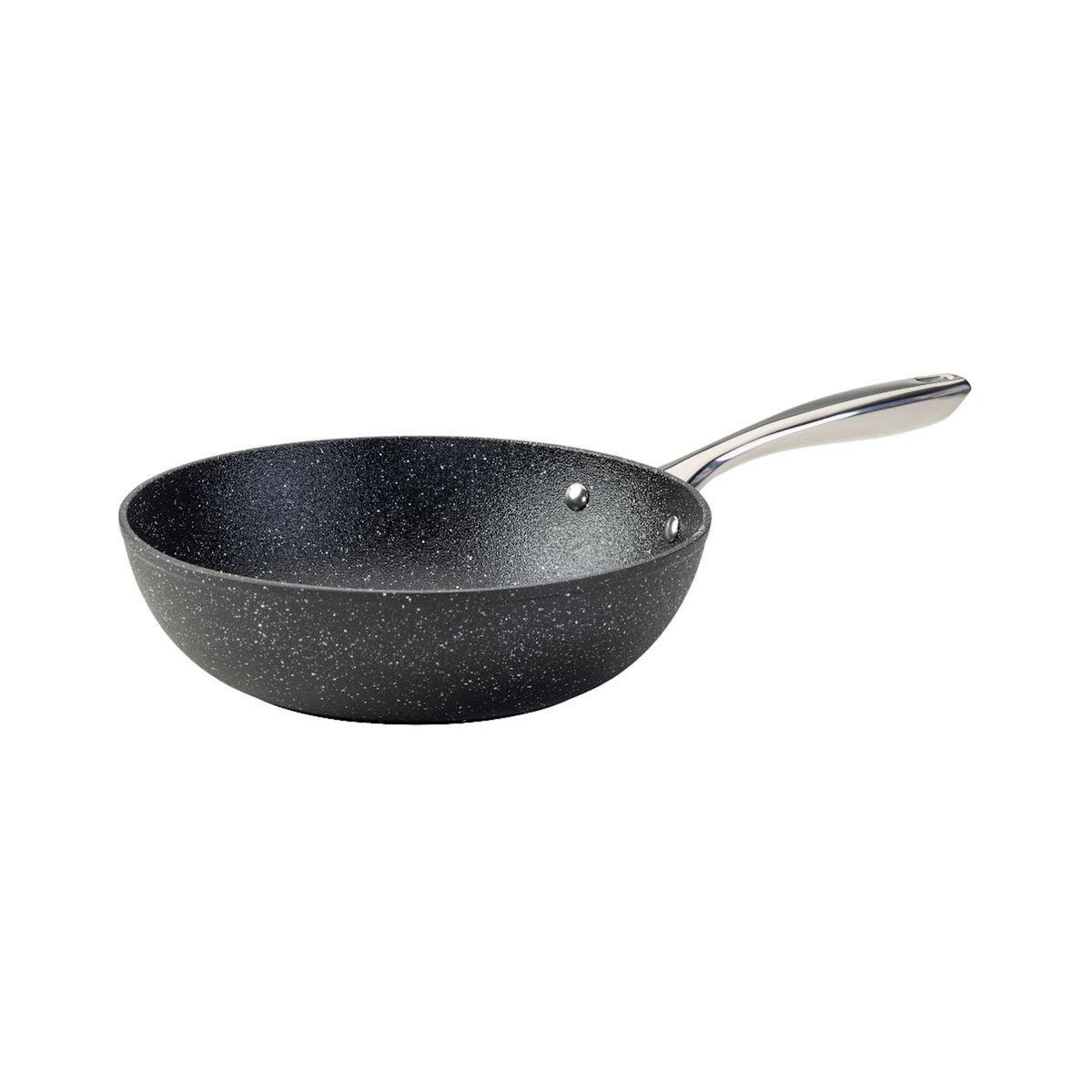 Fackelmann Wok 28 cm fonte aluminium revêtement antiadhésif céramique sans PFAS Fackelmann