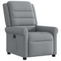 Voir la diapositive 4 : VIDAXL Fauteuil inclinable electrique Gris clair Tissu