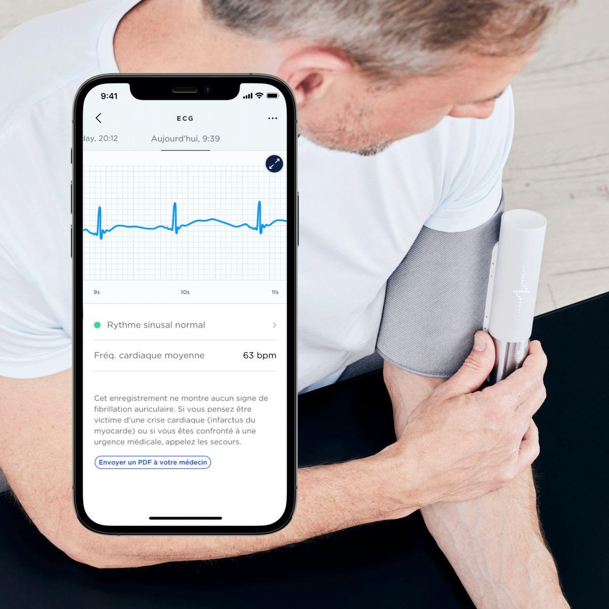Voir la diapositive 3 : WITHINGS Tensiomètre BPM core