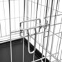 Voir la diapositive 3 : VIDAXL Cage metallique et pliable pour chiens XL
