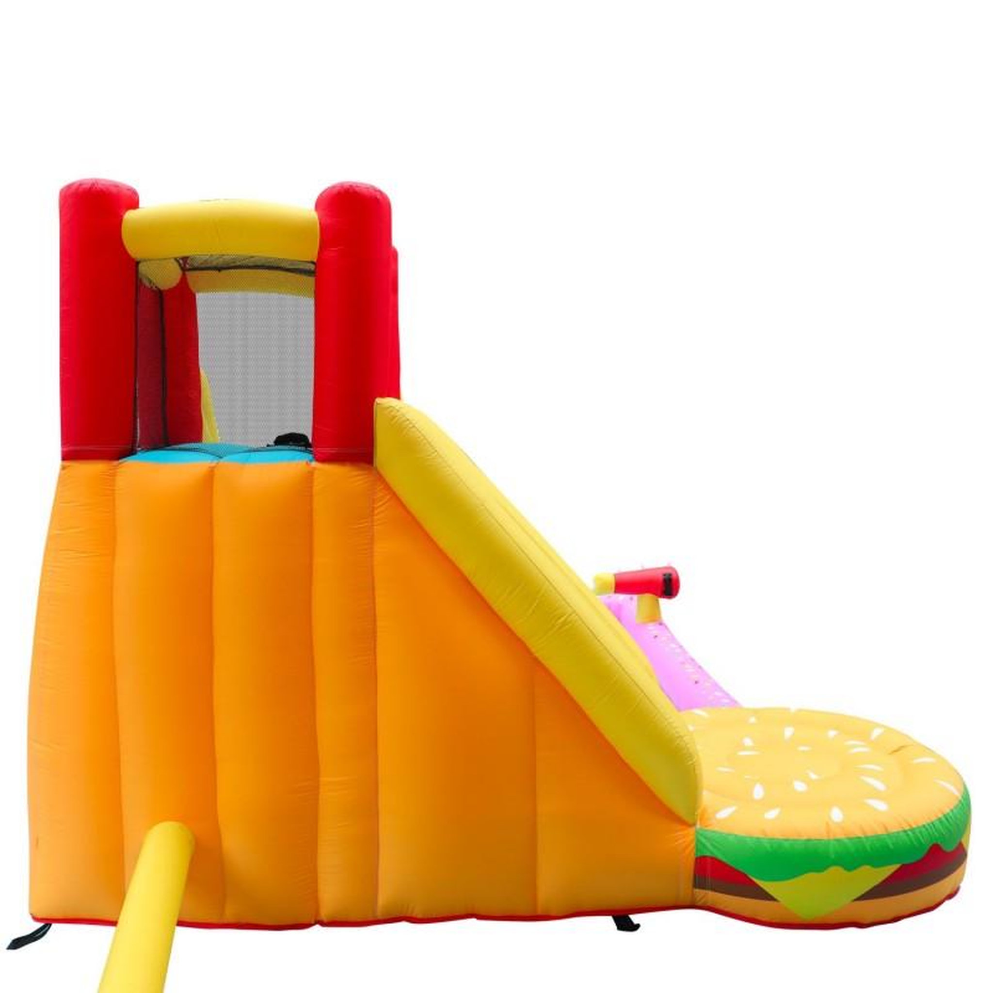Voir la diapositive 3 : AIRMYFUN Château Aquatique Gonflable Party Parc avec toboggan et escalade, Surface 430x310x225cm - souffleur et sac de rangement inclus
