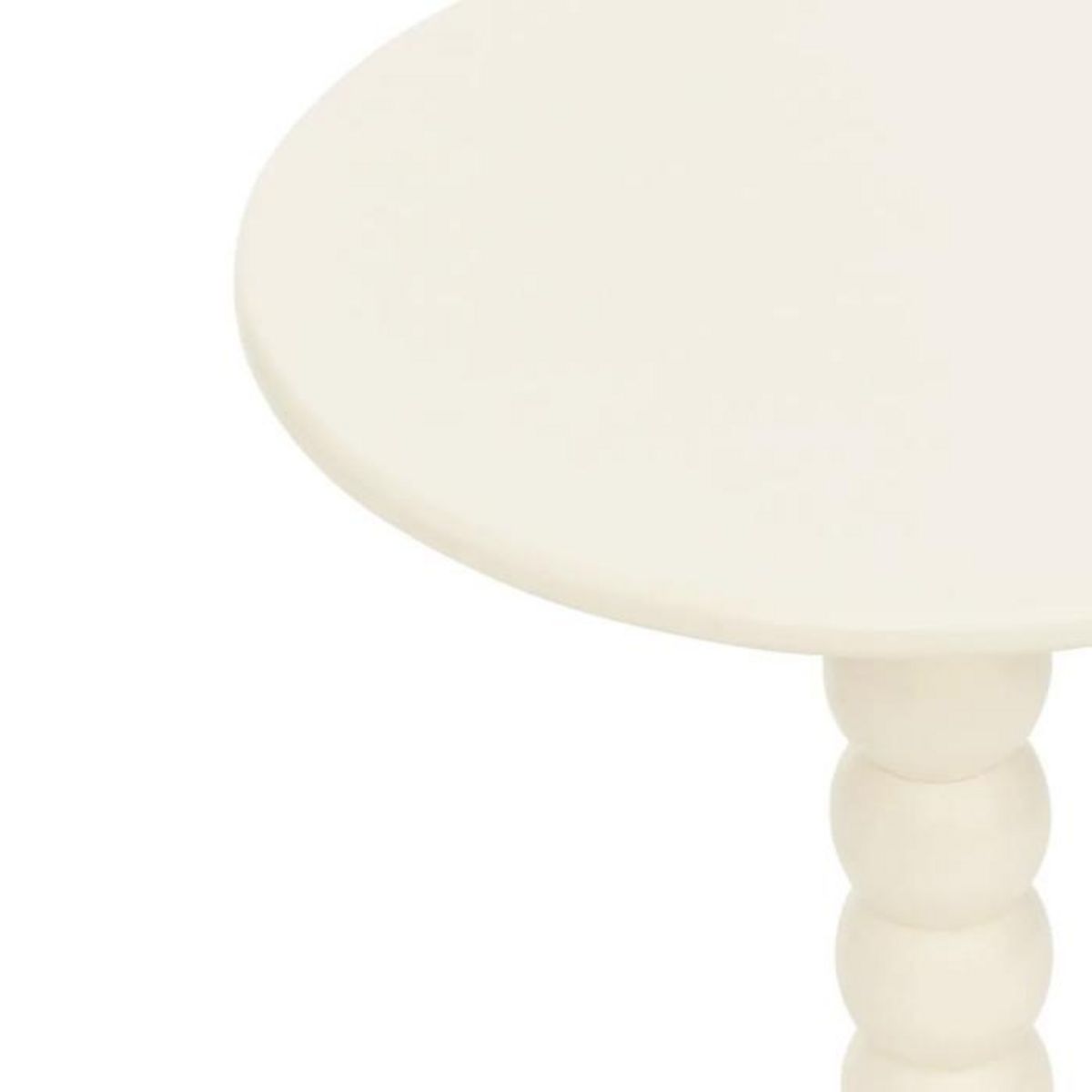 ATMOSPHERA Table d'Appoint Design  Chamlo  46cm Ivoire