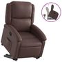 Voir la diapositive 2 : VIDAXL Fauteuil inclinable marron similicuir