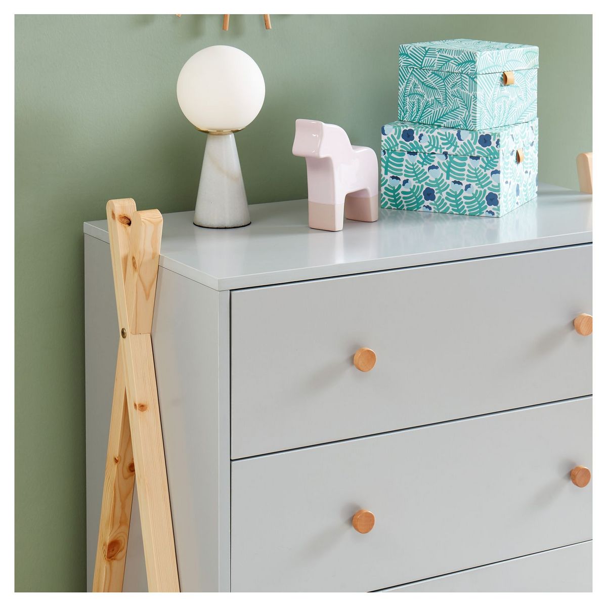 Commode enfant TIPI 3 tiroirs  L81cm AUGUSTIN