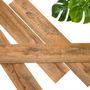 Voir la diapositive 3 : WallArt WallArt Planches d'aspect de bois Chene de recuperation Marron rouille