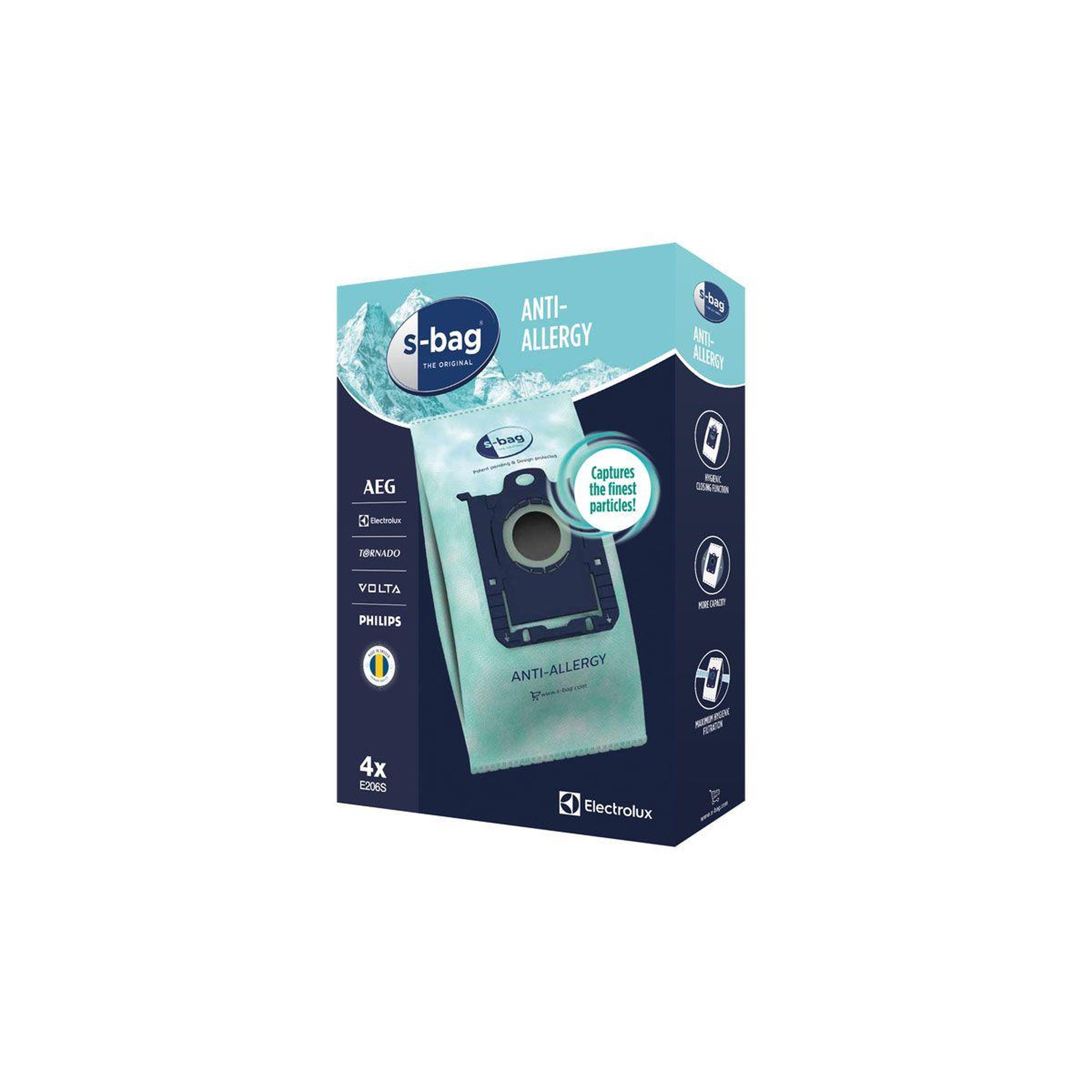 ELECTROLUX Sac aspirateur e206s s bag anti-allergy