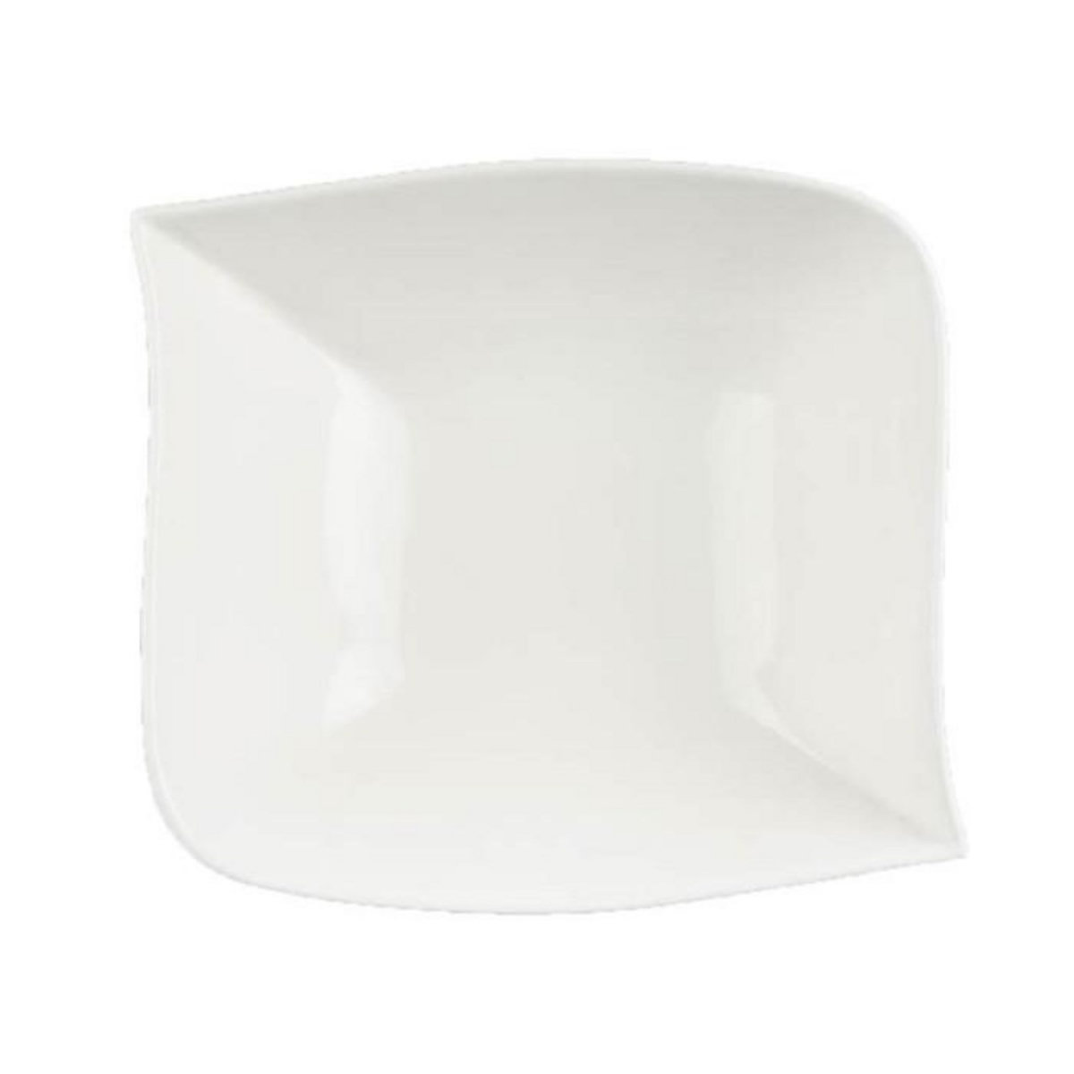 SECRET DE GOURMET Coupelle Carrée  Vague  13cm Blanc