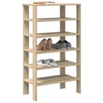 VIDAXL Etagere a chaussures chene sonoma 61x32x105cm bois d'ingenierie