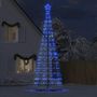 Voir la diapositive 3 : VIDAXL Arbre de Noël lumineux conique 1534 LED bleu 503 cm
