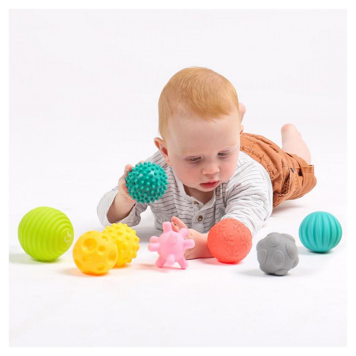 LUDI 8 balles assorties pour les petits