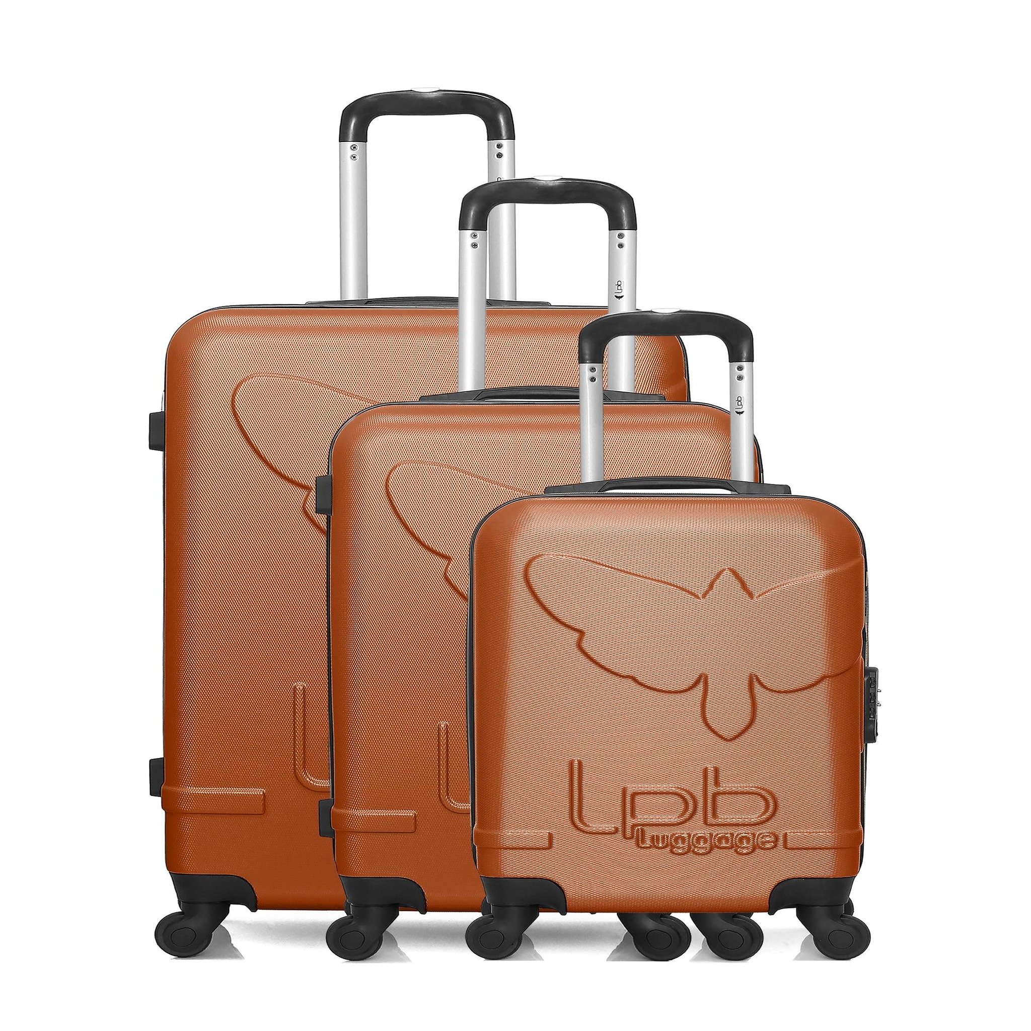 LES P'TITES BOMBES LPB Lpb luggage - set de 3 valises norine-a 70 cm 4 roues
