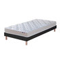 Voir la diapositive 5 : IDLITERIE Ensemble Matelas accueil Latex 3 zones INITIAL - Bi Confort Mousse & Latex + Sommier - Made in France