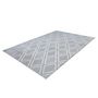 Voir la diapositive 4 : Paris Prix Tapis Imprimé Losange Fait Main  Monroe III  Gris Bleu