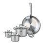 Voir la diapositive 1 : ELO Set de 1 Poêle de cuisson 32 cm et 3 faitouts 12, 14 et 20 cm Elo Profi Citrin