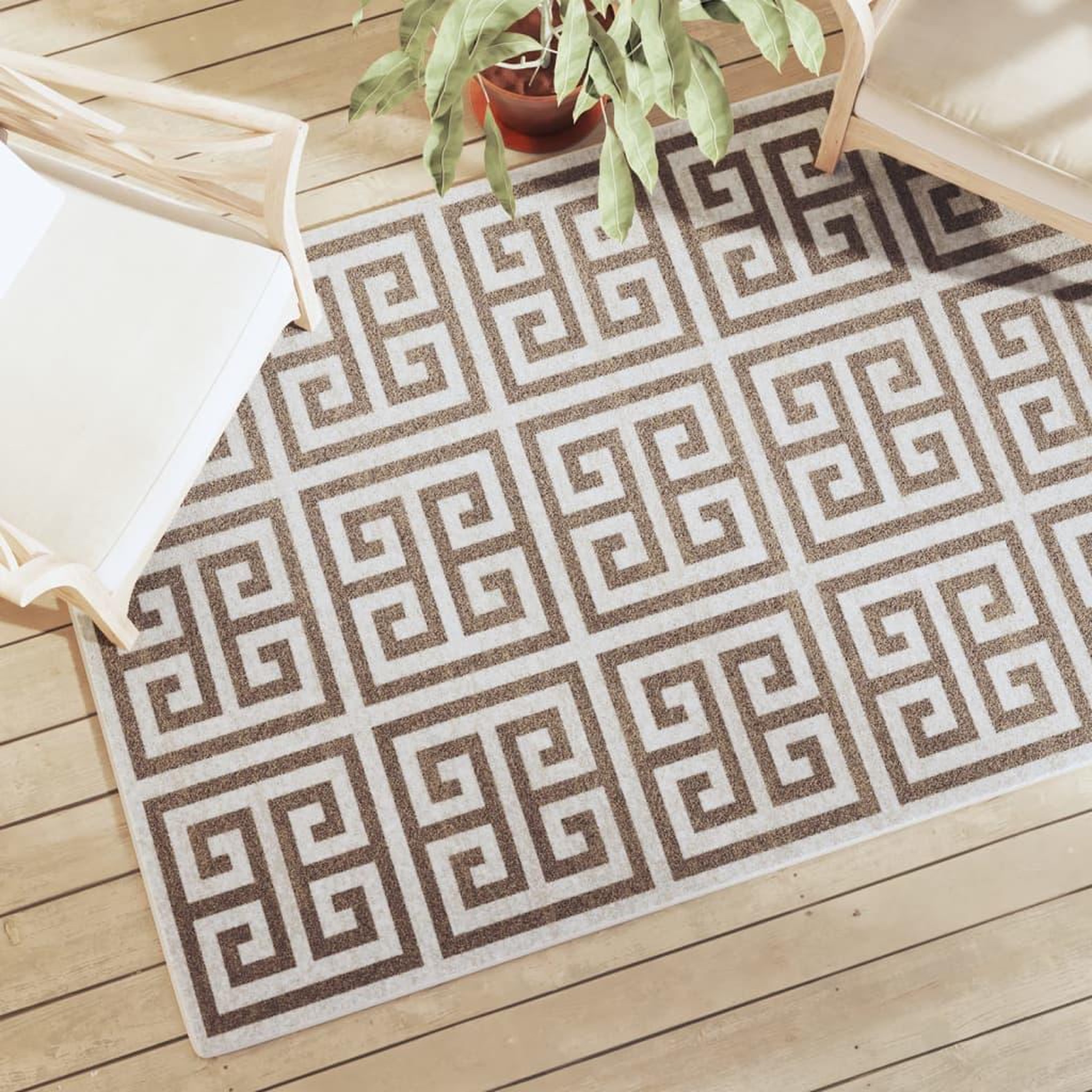 Voir la diapositive 4 : VIDAXL Tapis interieur exterieur a poils courts 120x180cm antiderapant