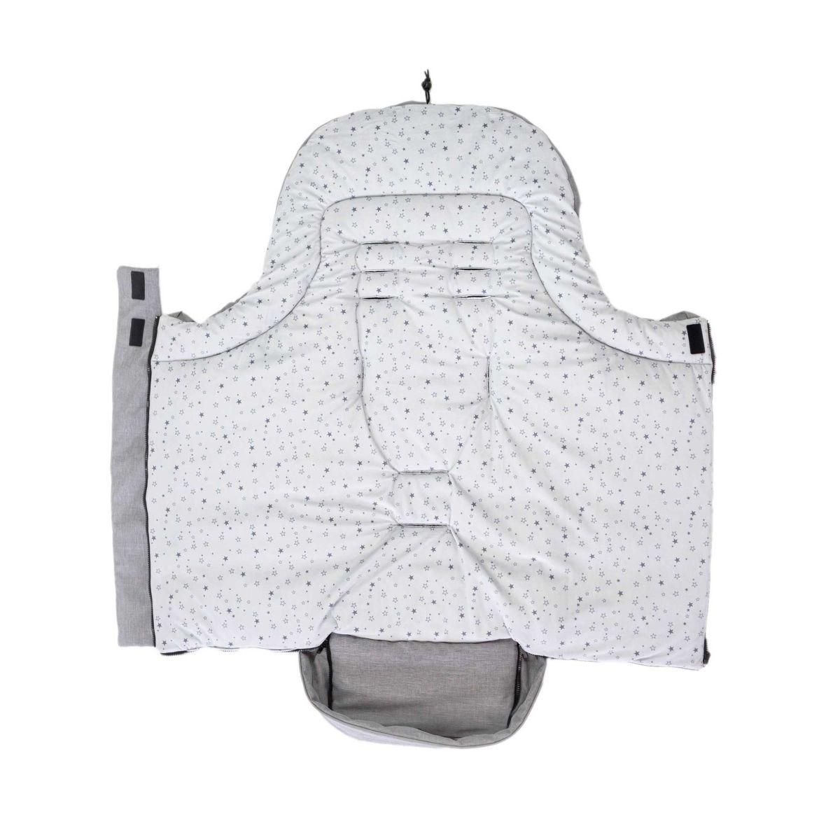 Domiva Chancelière 75 cm Microdoux Outdoor étoiles grises