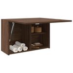 VIDAXL Armoire murale de bain chene marron 60x25x40 cm bois ingenierie