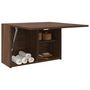 Voir la diapositive 1 : VIDAXL Armoire murale de bain chene marron 60x25x40 cm bois ingenierie