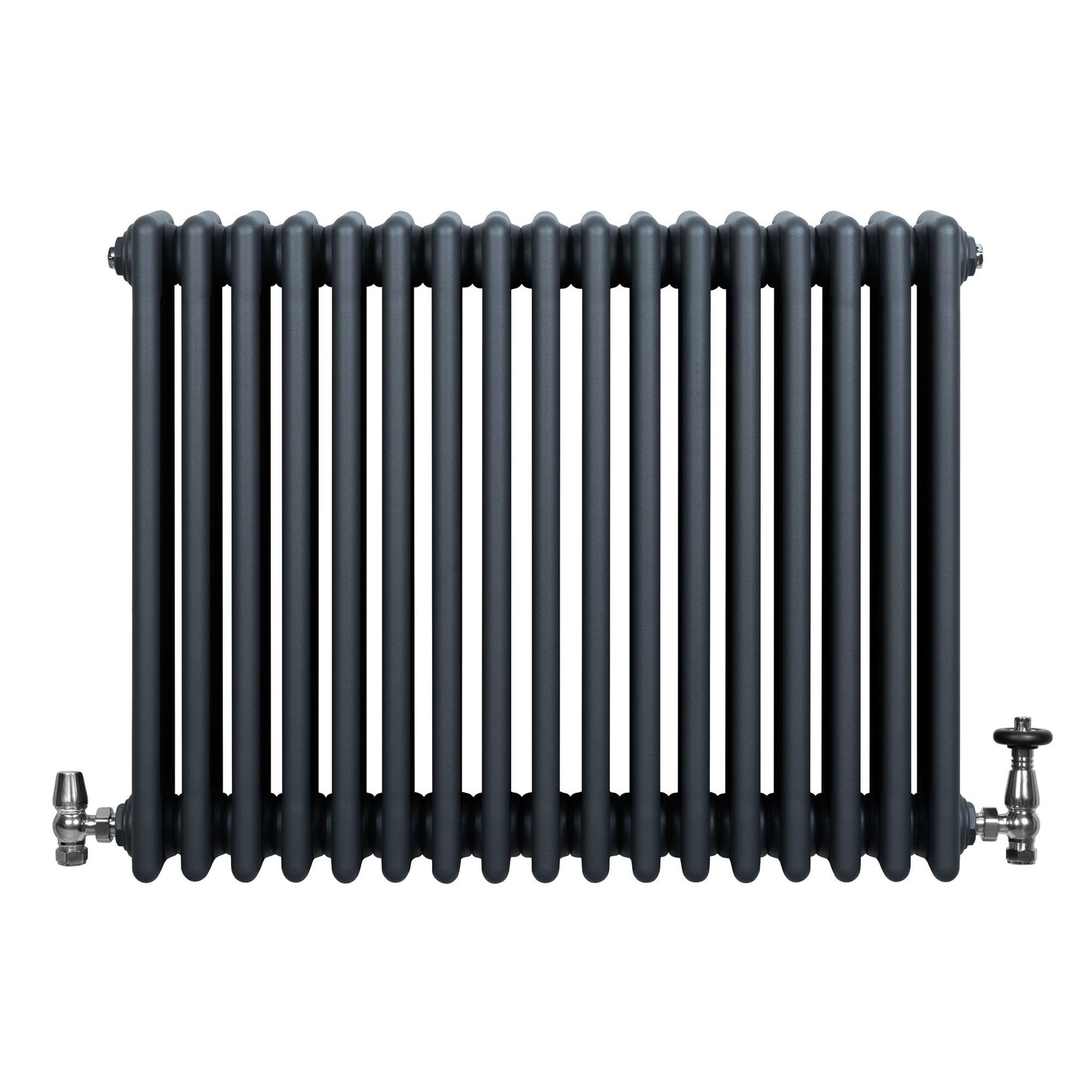 Voir la diapositive 2 : MONSTERSHOP Radiateur traditionnel à 4 colonnes & vannes - 600 x 785 mm