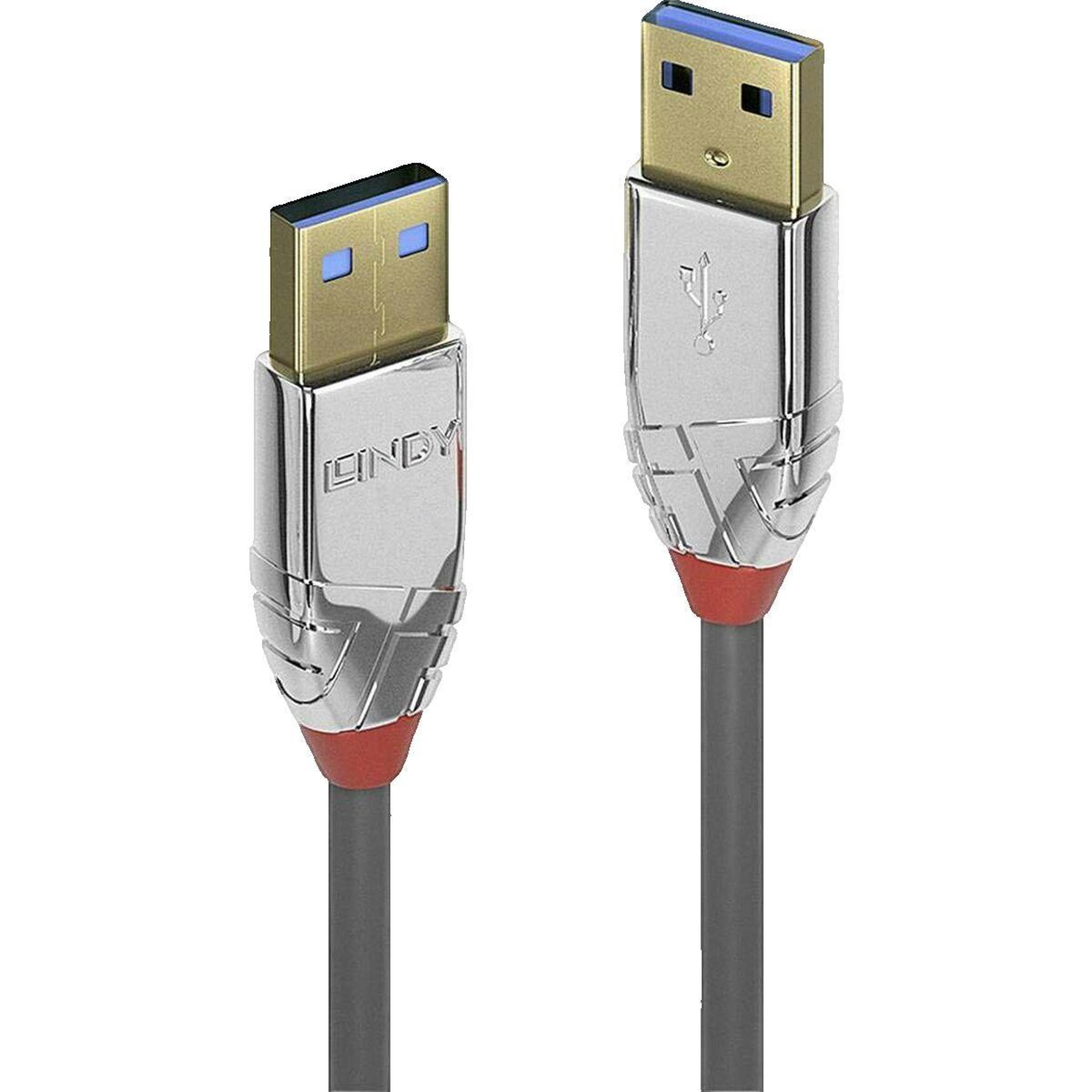 LINDY Câble USB Lindy CROMO USB 3.1 Type A vers Type A 5,0m Gris