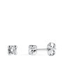 Voir la diapositive 1 : L'ATELIER D'AZUR Boucles d'Oreilles Or 18 Carats 750/000 Blanc Zirconium