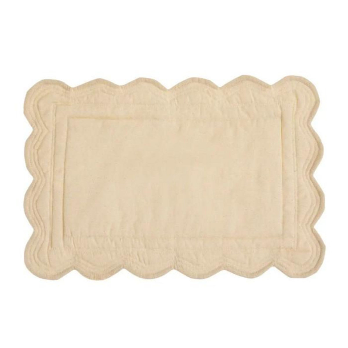 SECRET DE GOURMET Set de Table Boutis  The Floral  30x45cm Beige