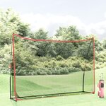 VIDAXL Filet d'entraînement de golf noir/rouge 305x91x213 cm polyester