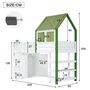 Voir la diapositive 3 : MERAX Lit combiné enfant 90x200cm bois et mdf coloris blanc+vert
