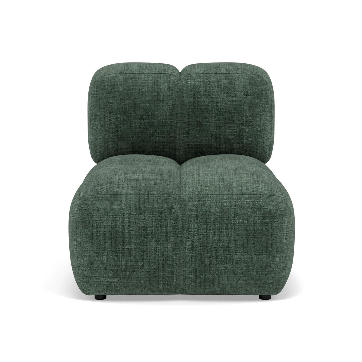 LISA DESIGN Grace - module d'assise en velours texturé