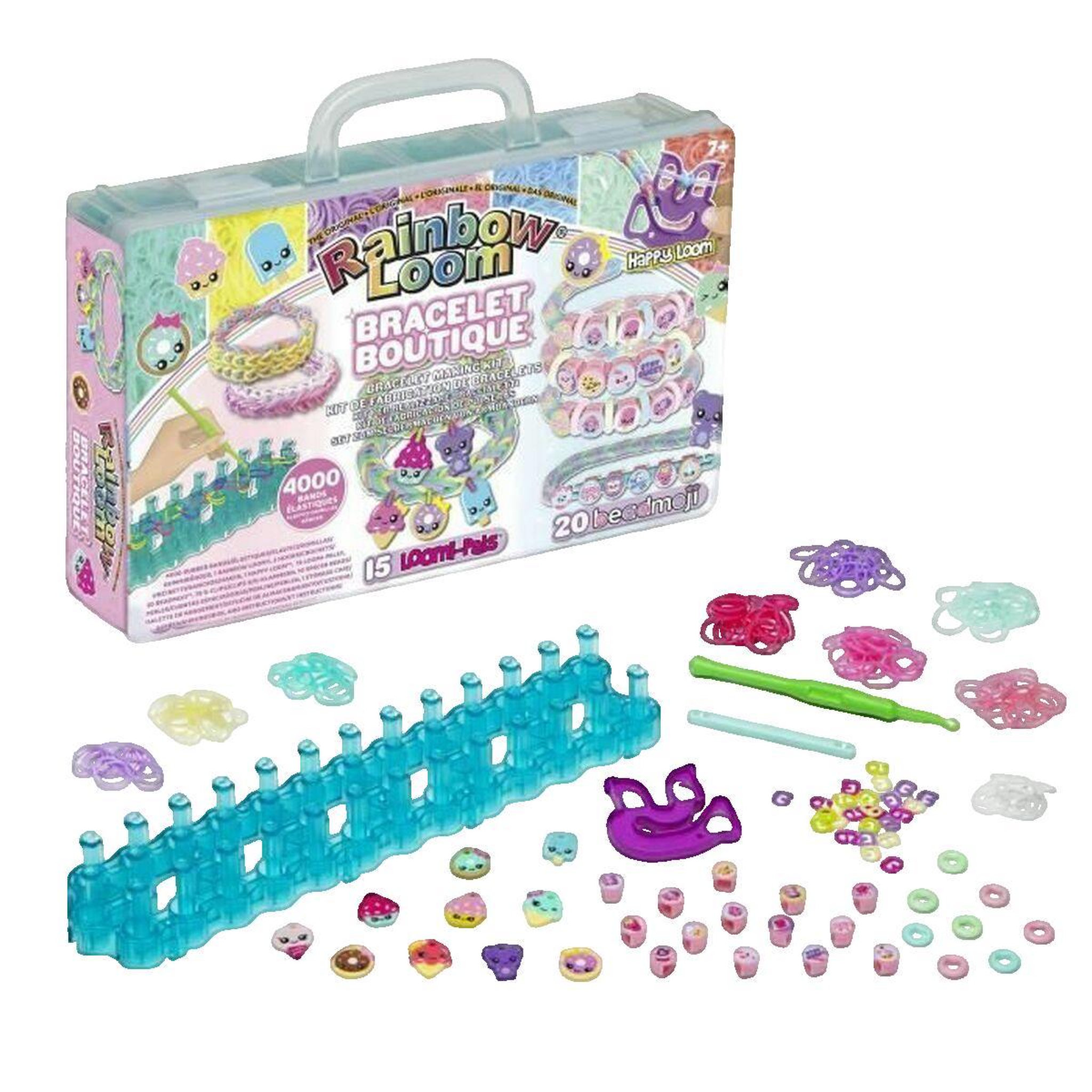 Voir la diapositive 2 : Rainbow Loom Kit de fabrication de bracelets Rainbow Loom BANDAI multicolore