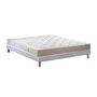 Voir la diapositive 5 : IDLITERIE Ensemble matelas 100% latex 3 zones PURE avec sommier - confort français