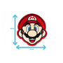 Voir la diapositive 3 : WORLD TRADE & TECHNOLOGIE Coussin en Peluche Tête de Mario - 40 cm de Douceur et Confort