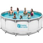 Habitat et Jardin Piscine tubulaire - Ø 5,49 x 1,32 m - Sans filtration