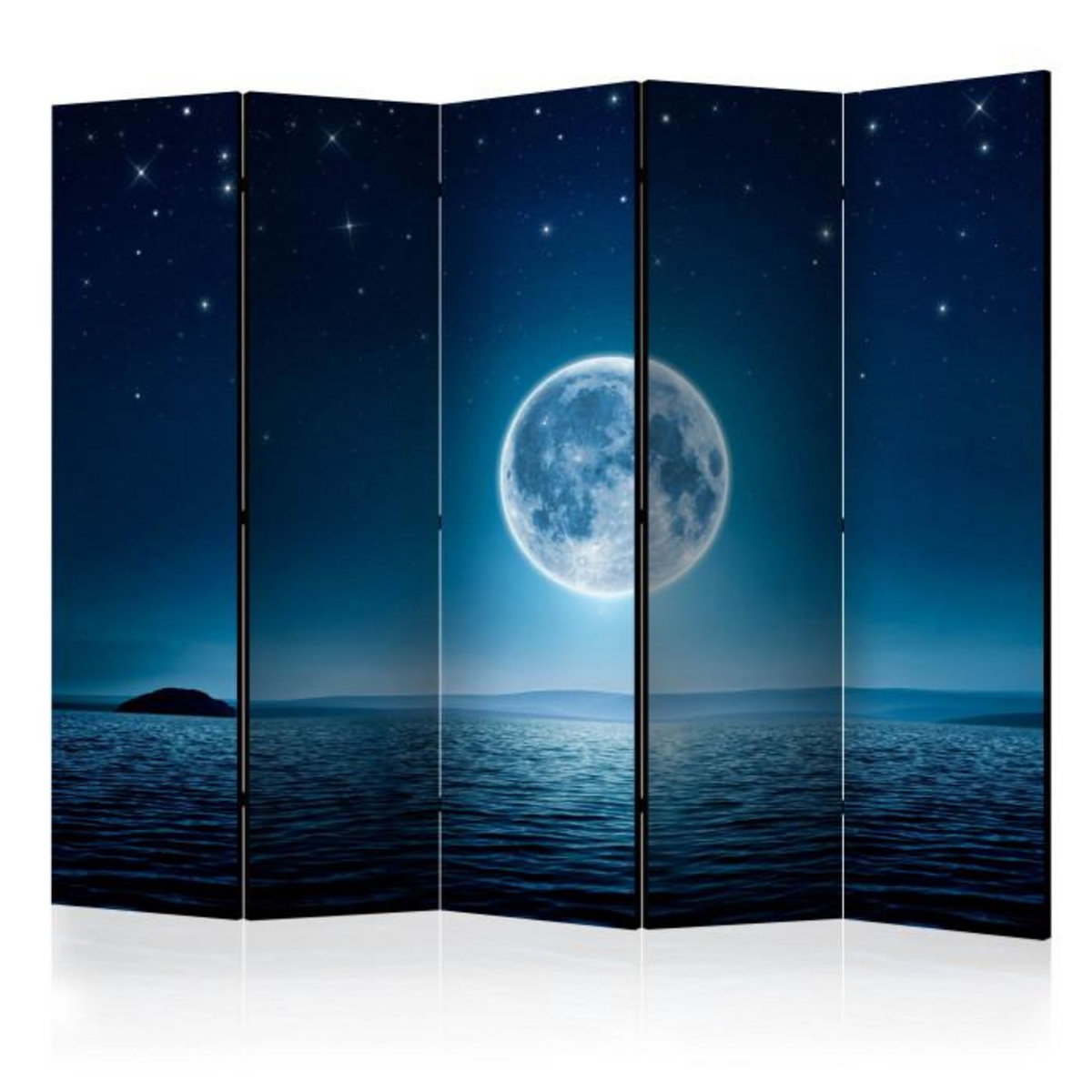 Paris Prix Paravent 5 Volets  Moonlit Night  172x225cm