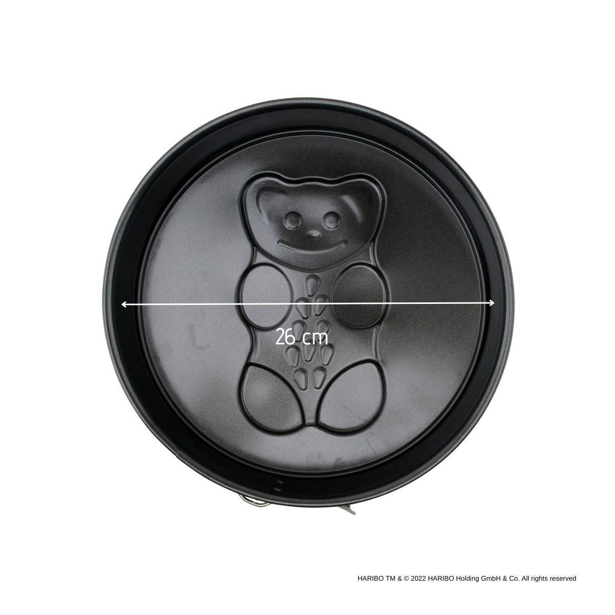 ZENKER Set pâtisserie avec moule à manqué 26 cm à charnière motif ourson, 2 bols à mixer et spatule Zenker