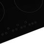 Voir la diapositive 4 : VIDAXL Plaque de cuisson Céramique 4 brûleurs Contrôle tactile 6600 W