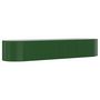 Voir la diapositive 2 : VIDAXL Lit sureleve de jardin Acier enduit de poudre 396x100x68cm Vert