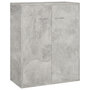 Voir la diapositive 2 : VIDAXL Buffet Gris beton 60x30x75 cm Bois d'ingenierie