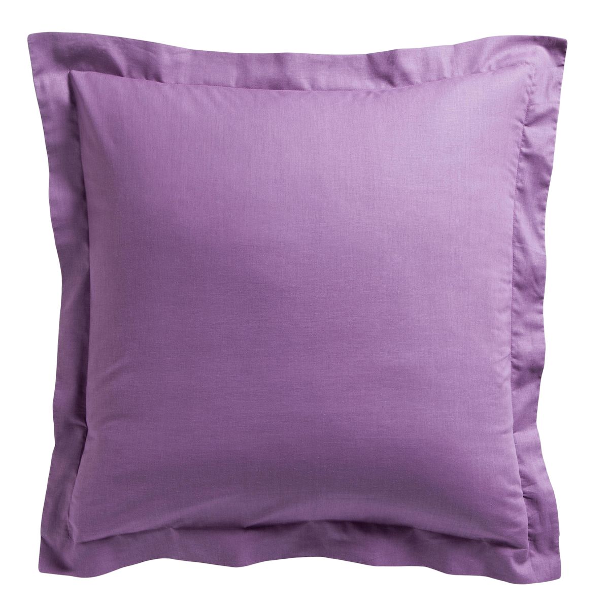 TODAY Taie d'oreiller volant unie percale pur coton 78 fils