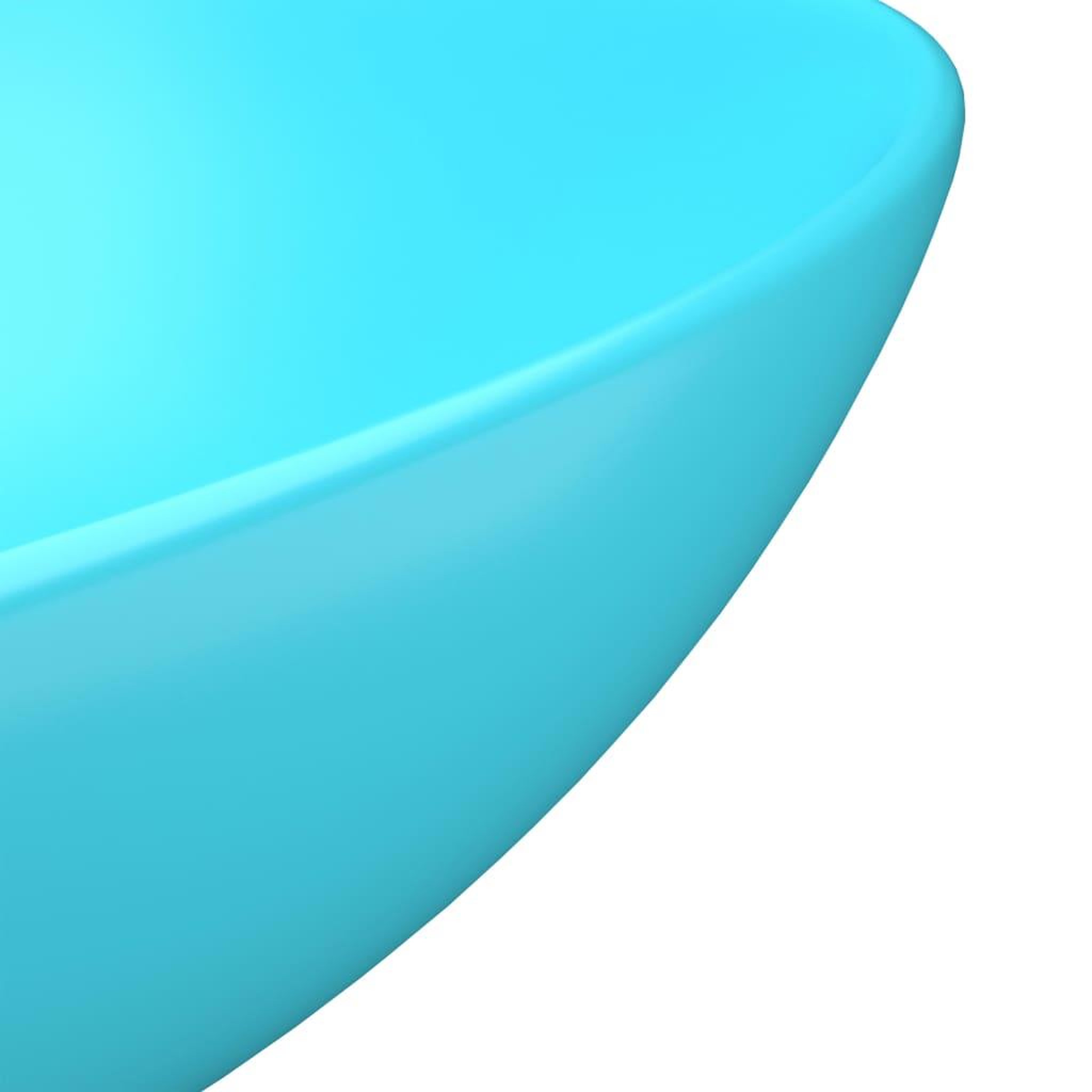 Voir la diapositive 5 : VIDAXL Lavabo de salle de bain Ceramique Vert Rond