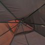 Voir la diapositive 6 : OUTSUNNY Toile de rechange pour pavillon tonnelle tente 3 x 3 m polyester haute densité 180 g/m² chocolat